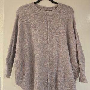 Lou & Grey Women's Sweater in Heathered Lavender